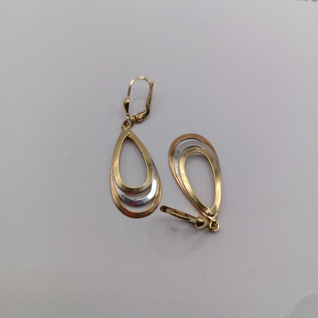 ARETES PAR ORO 14 K 3,40 GRMS (SEMINUEVO)