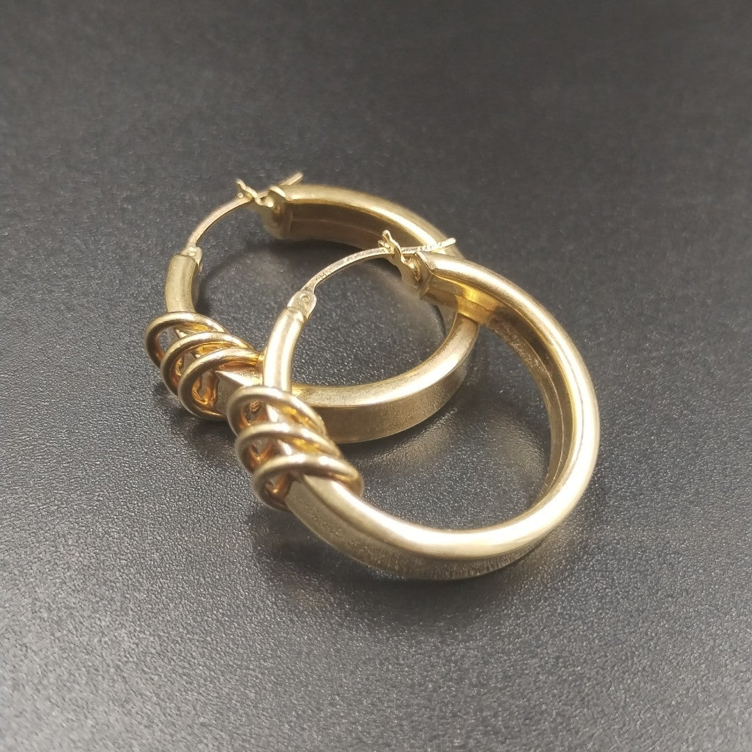 ARRACADAS PAR ORO 14 K 7,70 GRMS (SEMINUEVO)