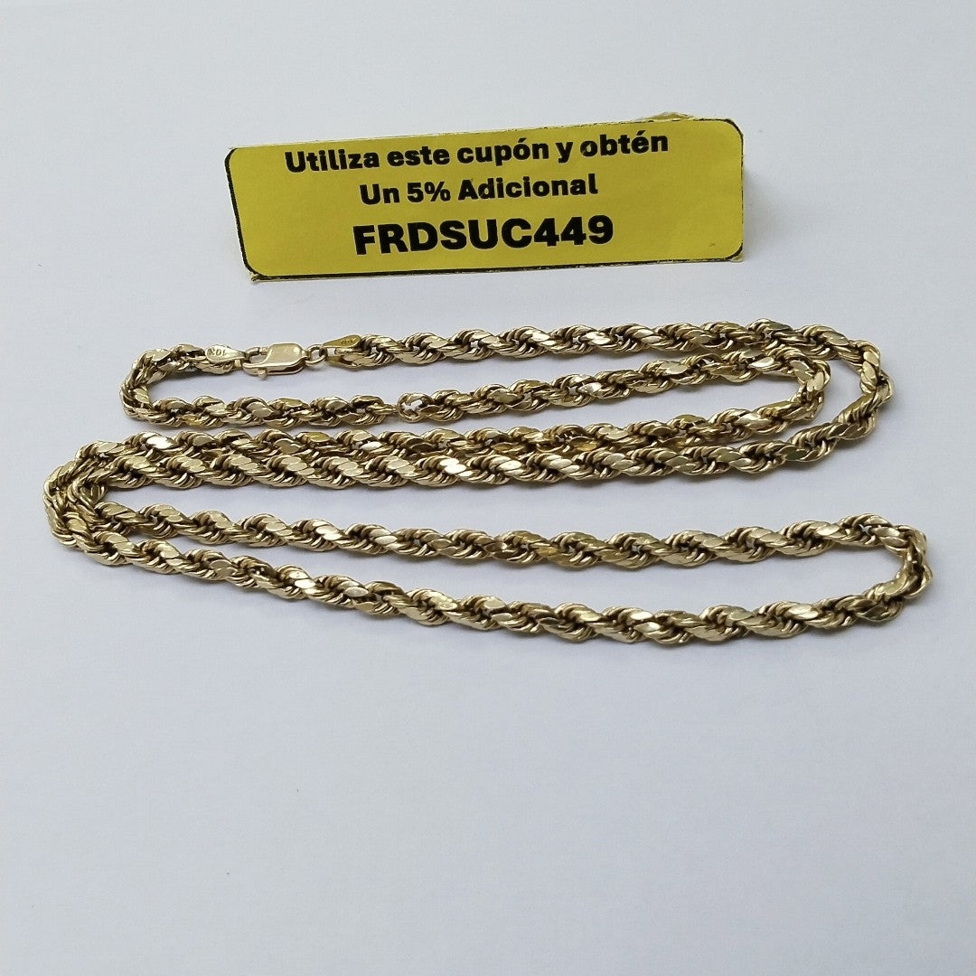 CADENA ORO 10 K 8.1 GRMS (SEMINUEVO)