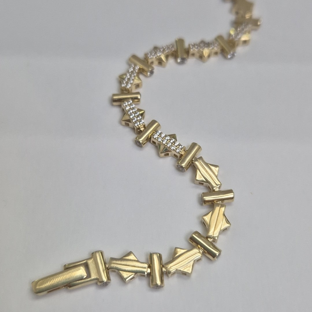 PULSERAS DAMA ORO 10K 9.8 (NUEVO)