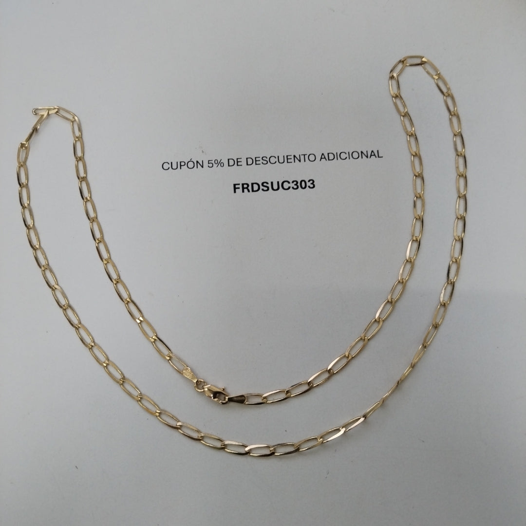 CADENA TEJIDO ESLABONES 6.8G 55 CM (NUEVO)