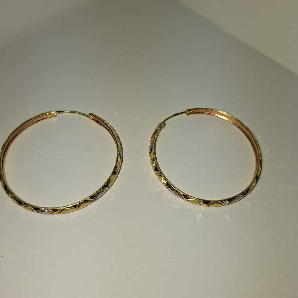 ARRACADAS PAR ORO COMBINADO 10 K 3.7 GRMS (SEMINUEVO)