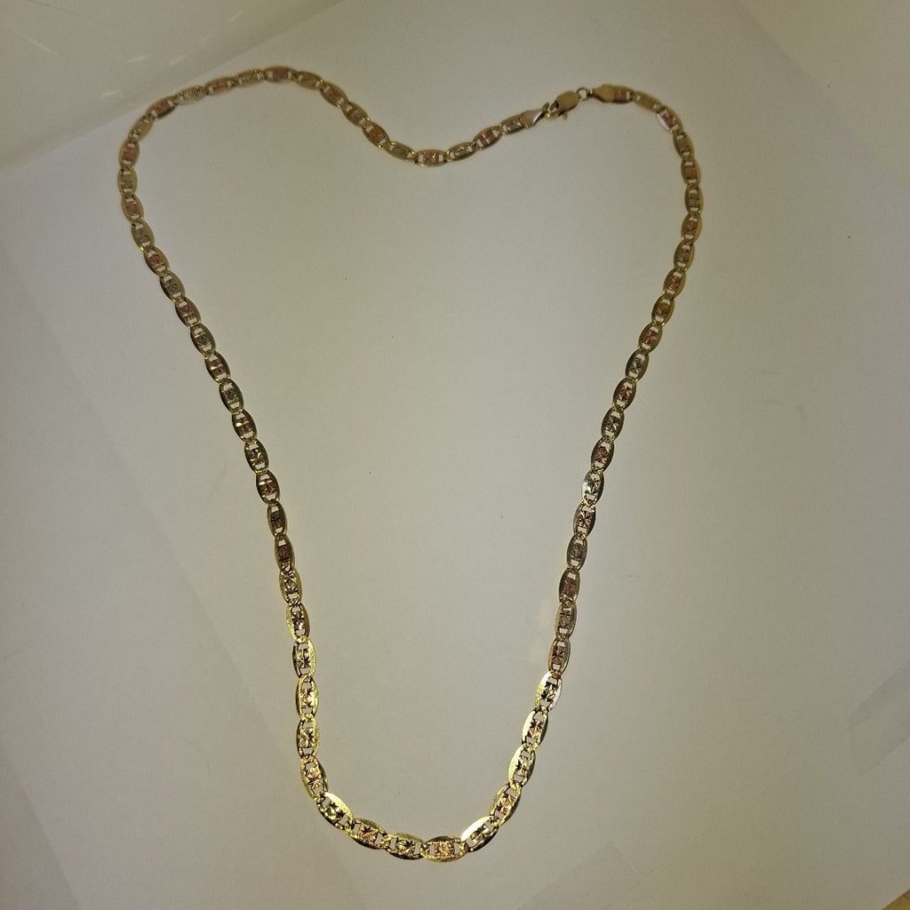 CADENA ORO COMBINADO 14 K 9,70 GRMS (SEMINUEVO)