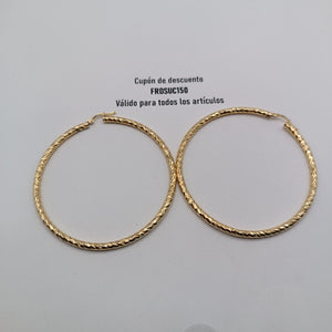 ARRACADAS PAR ORO 14 K 5.5 GRMS (SEMINUEVO)