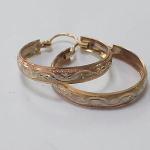 ARRACADAS PAR ORO 8 K 2.2 GRMS (SEMINUEVO)