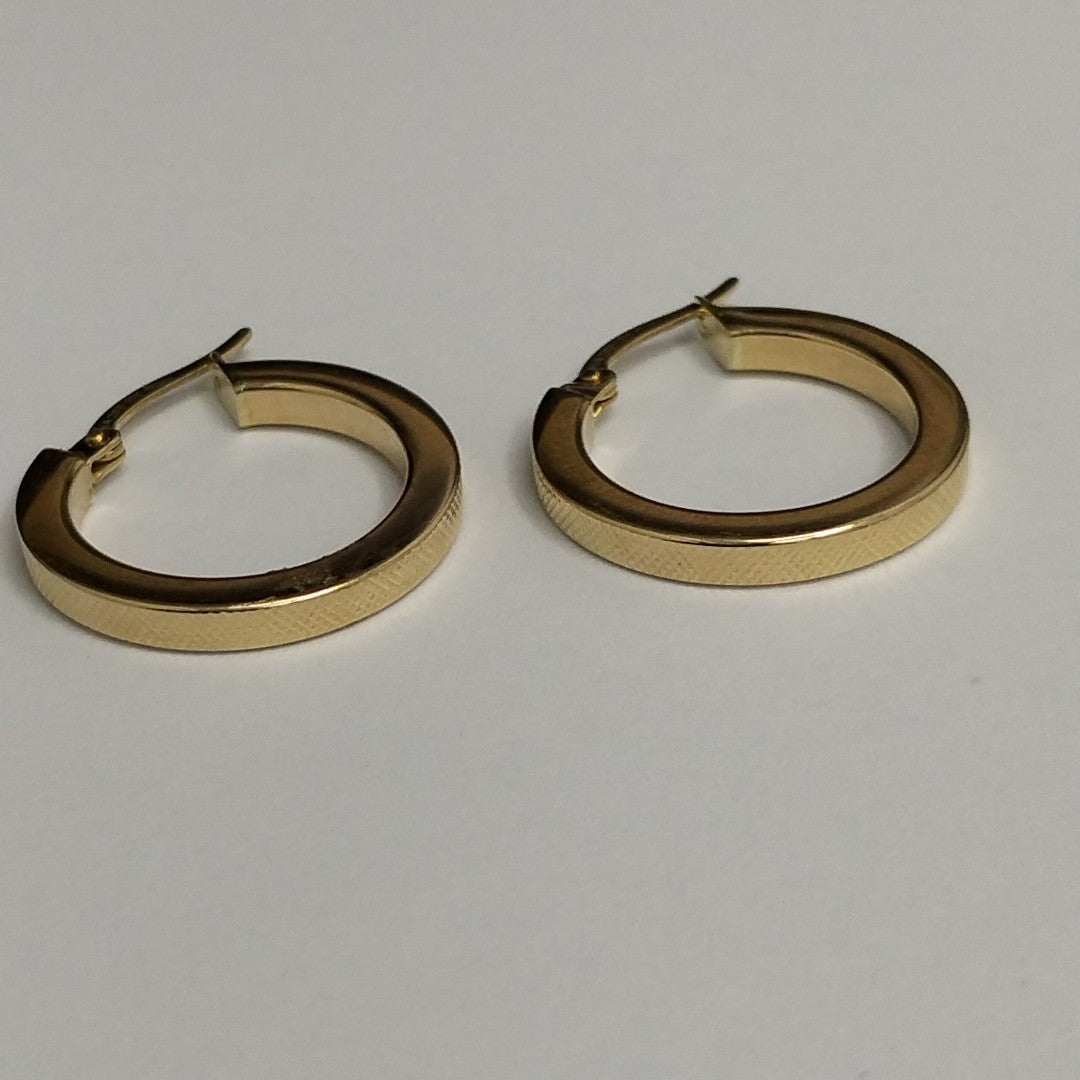 ARRACADAS ORO 10K 2.5 (NUEVO)