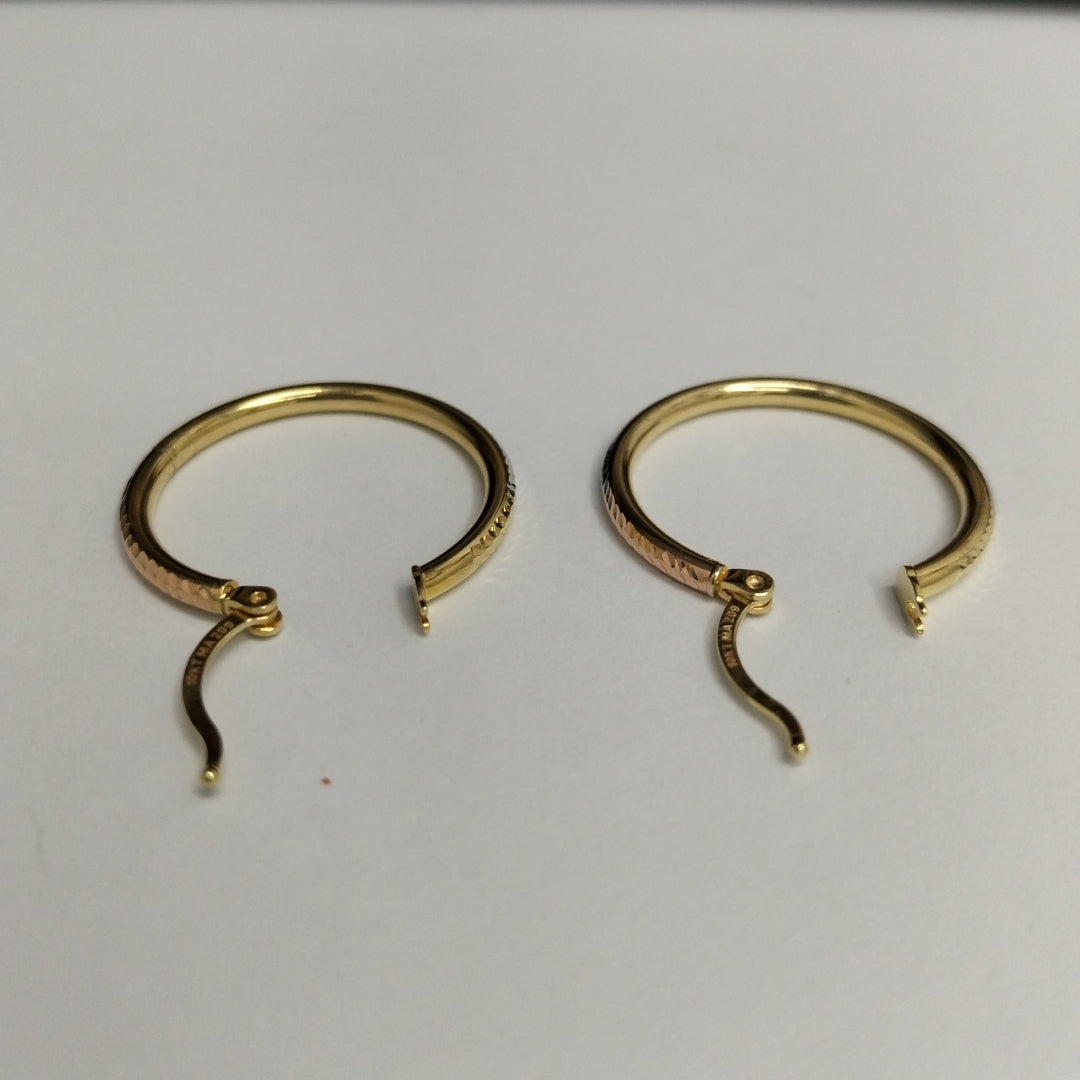 ARRACADAS ORO 10K 1.5 (NUEVO)