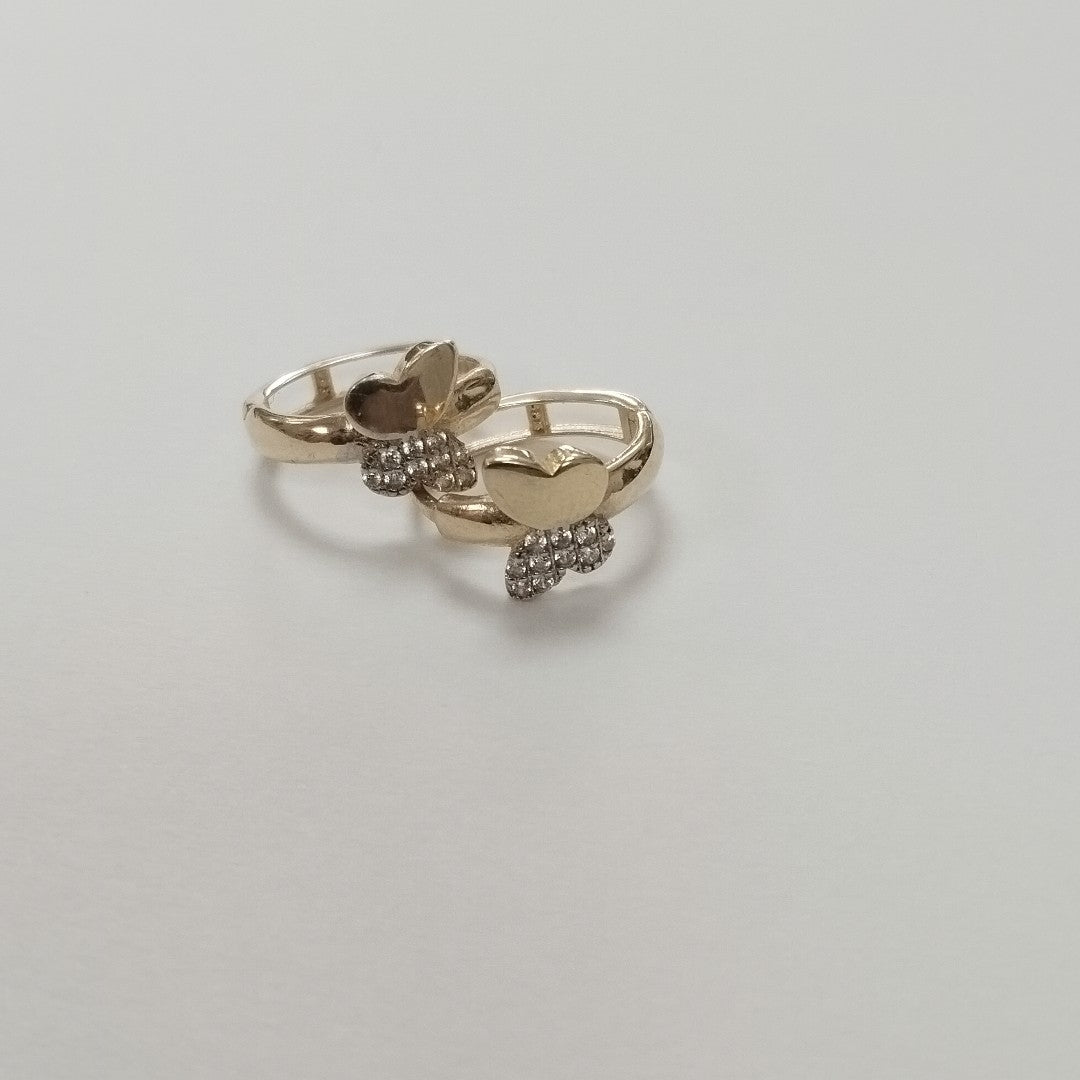 ARRACADAS PAR ORO 14 K 2.3 GRMS (SEMINUEVO)