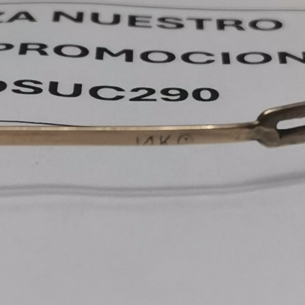 PULSERA RIGIDA ORO 14 K 9.2 GRMS (SEMINUEVO)