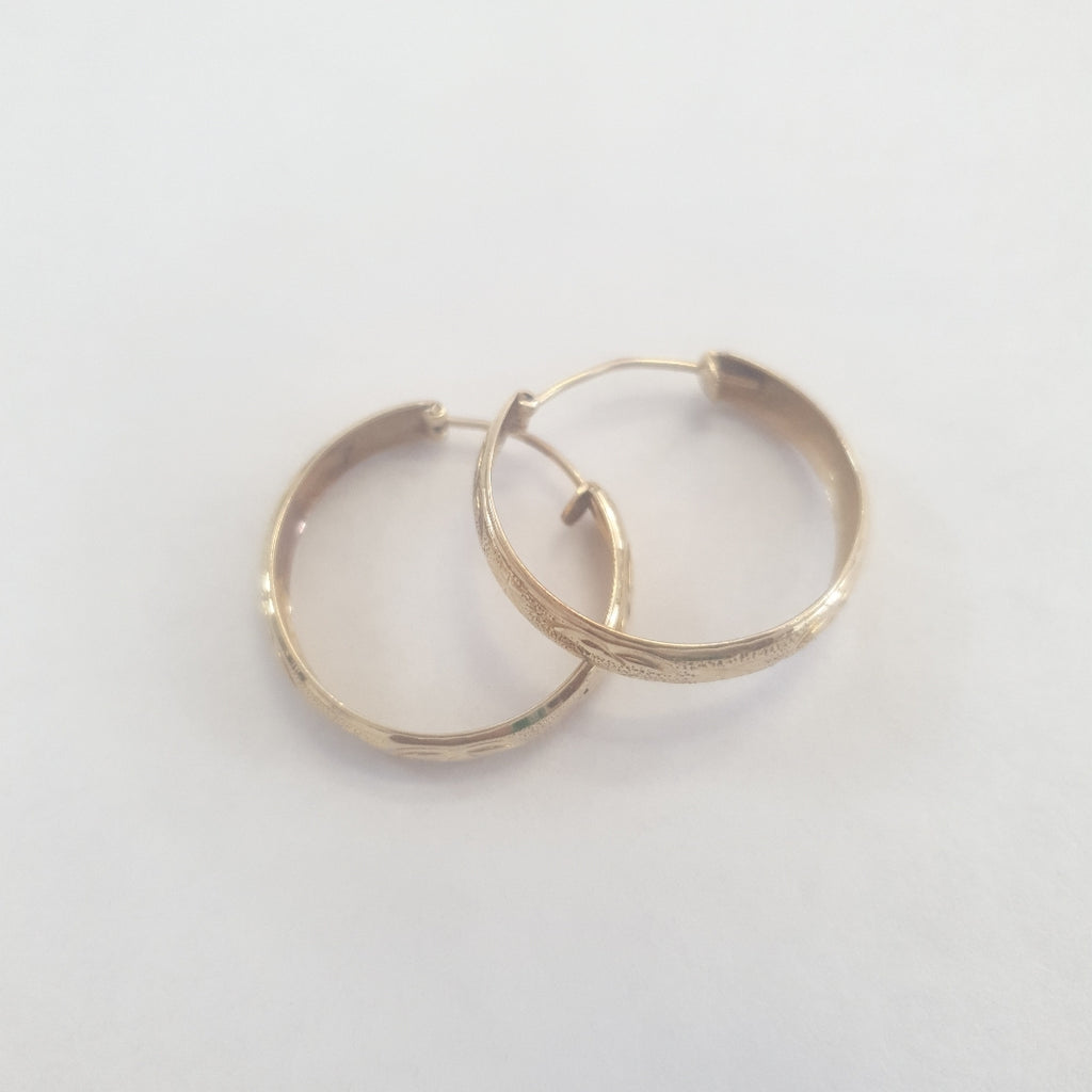 ARRACADAS PAR ORO 14 K 2.5 GRMS (SEMINUEVO)