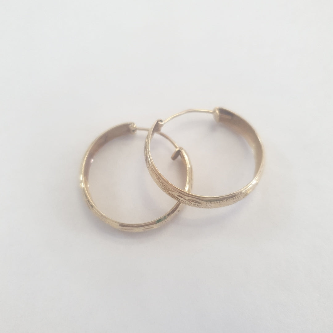 ARRACADAS PAR ORO 14 K 2.5 GRMS (SEMINUEVO)