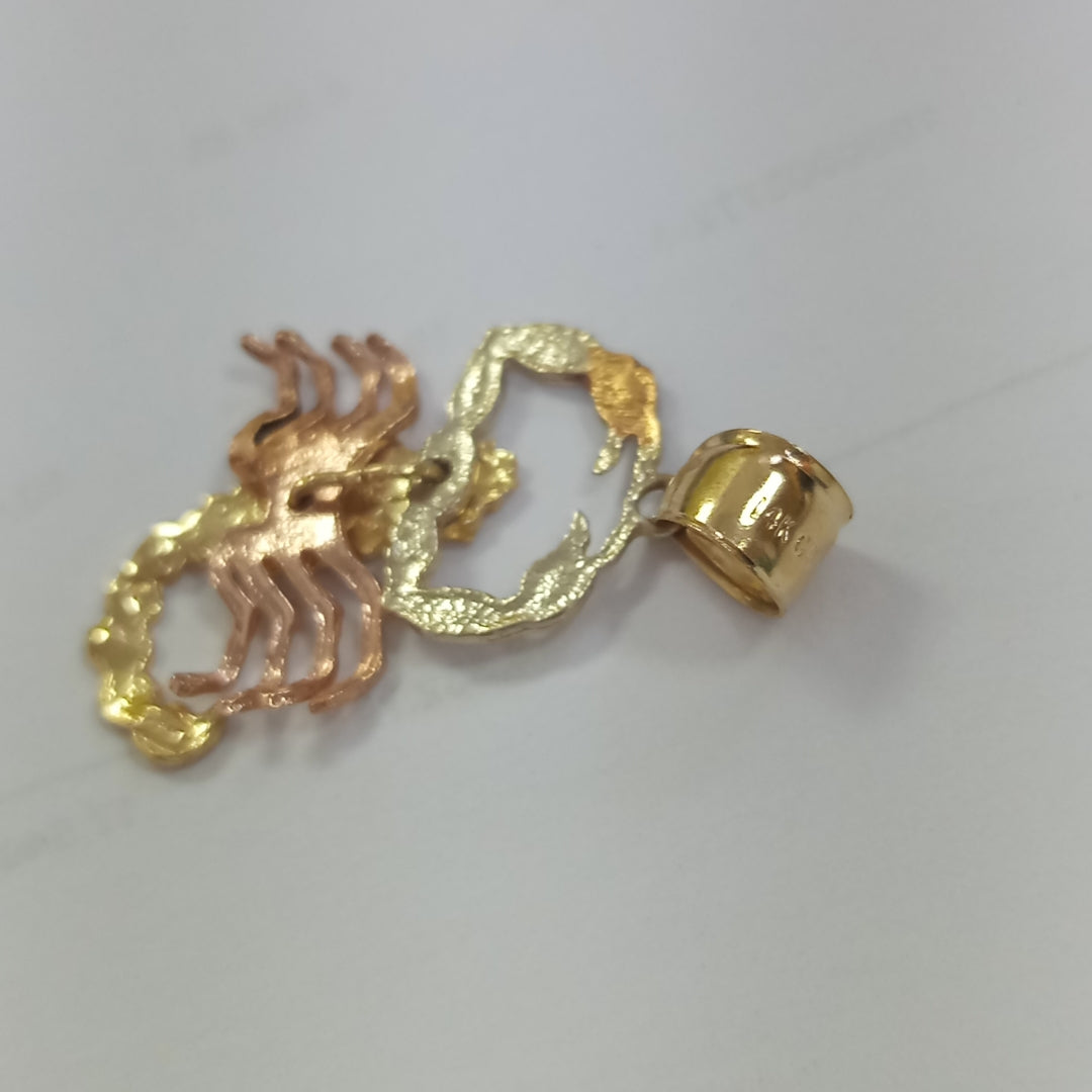 DIJE ORO, RODIADO 14 K 4.1 GRMS (SEMINUEVO)