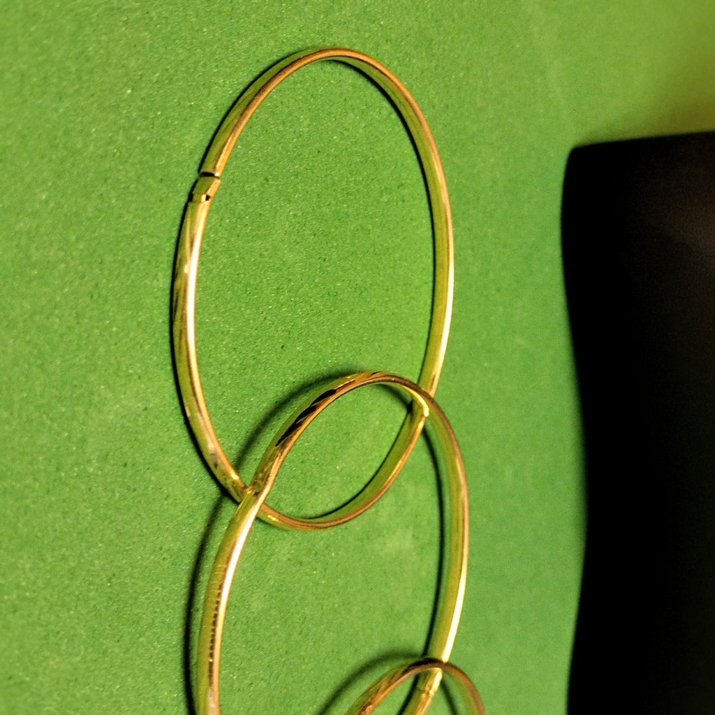 PULSERA RIGIDA ORO 14 K 10.6 GRMS (SEMINUEVO)