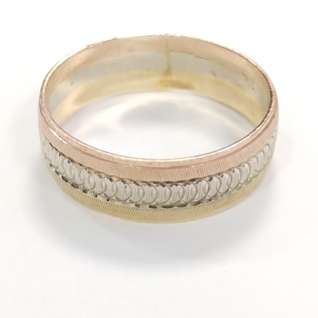 ARGOLLA ORO, ORO COMBINADO 10 K 2 GRMS (SEMINUEVO)