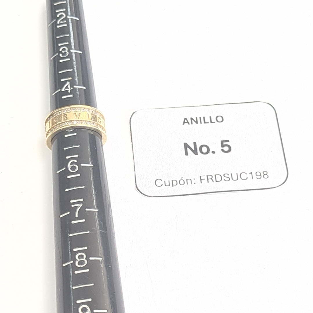 ANILLO ORO 14 K 5,00 GRMS (SEMINUEVO)