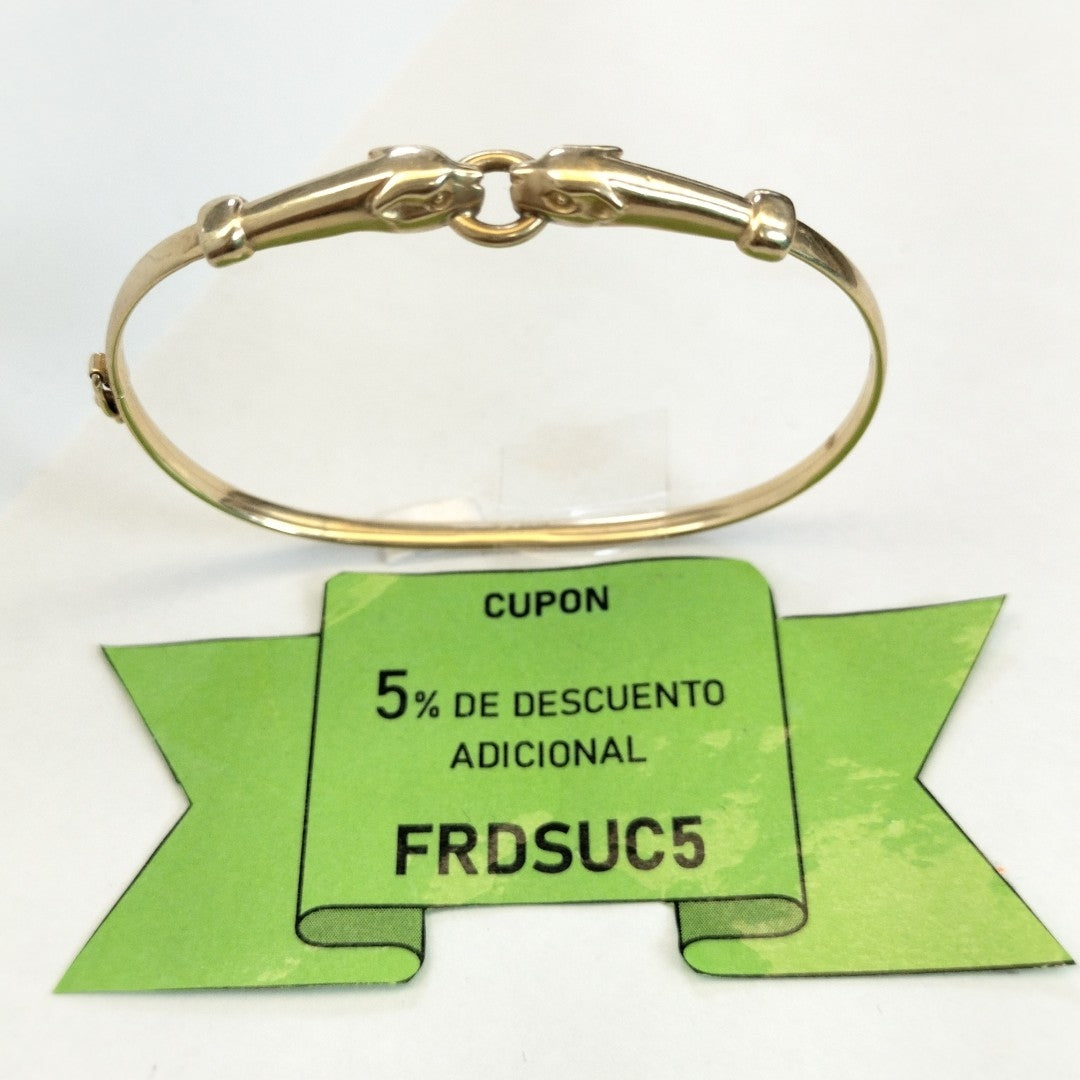 PULSERA RIGIDA ORO 12 K 8.6 GRMS (SEMINUEVO)