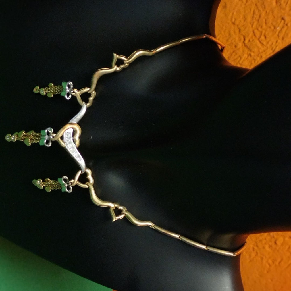 GARGANTILLA ORO COMBINADO 14 K 19,70 GRMS (SEMINUEVO)