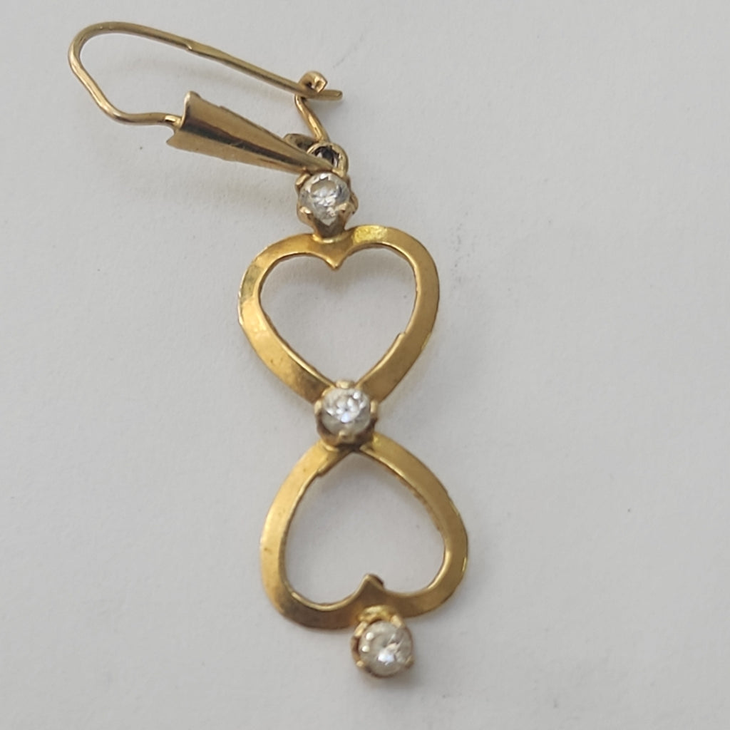 ARETES PAR ORO 8 K 1.5 GRMS (SEMINUEVO)