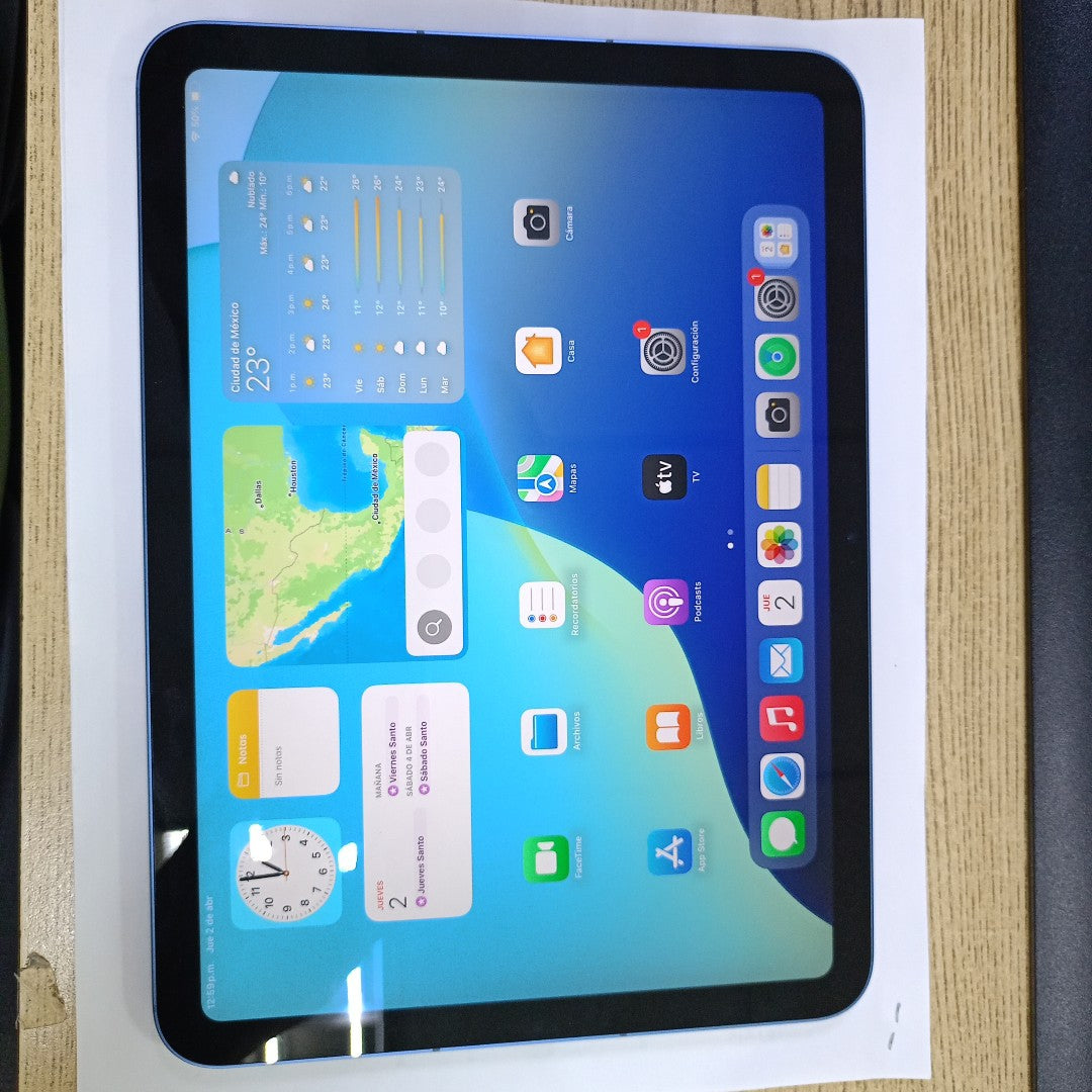 TABLETA APPLE IPAD A16 A3355 (2025) 128 GB 6 GB RAM (SEMINUEVO)
