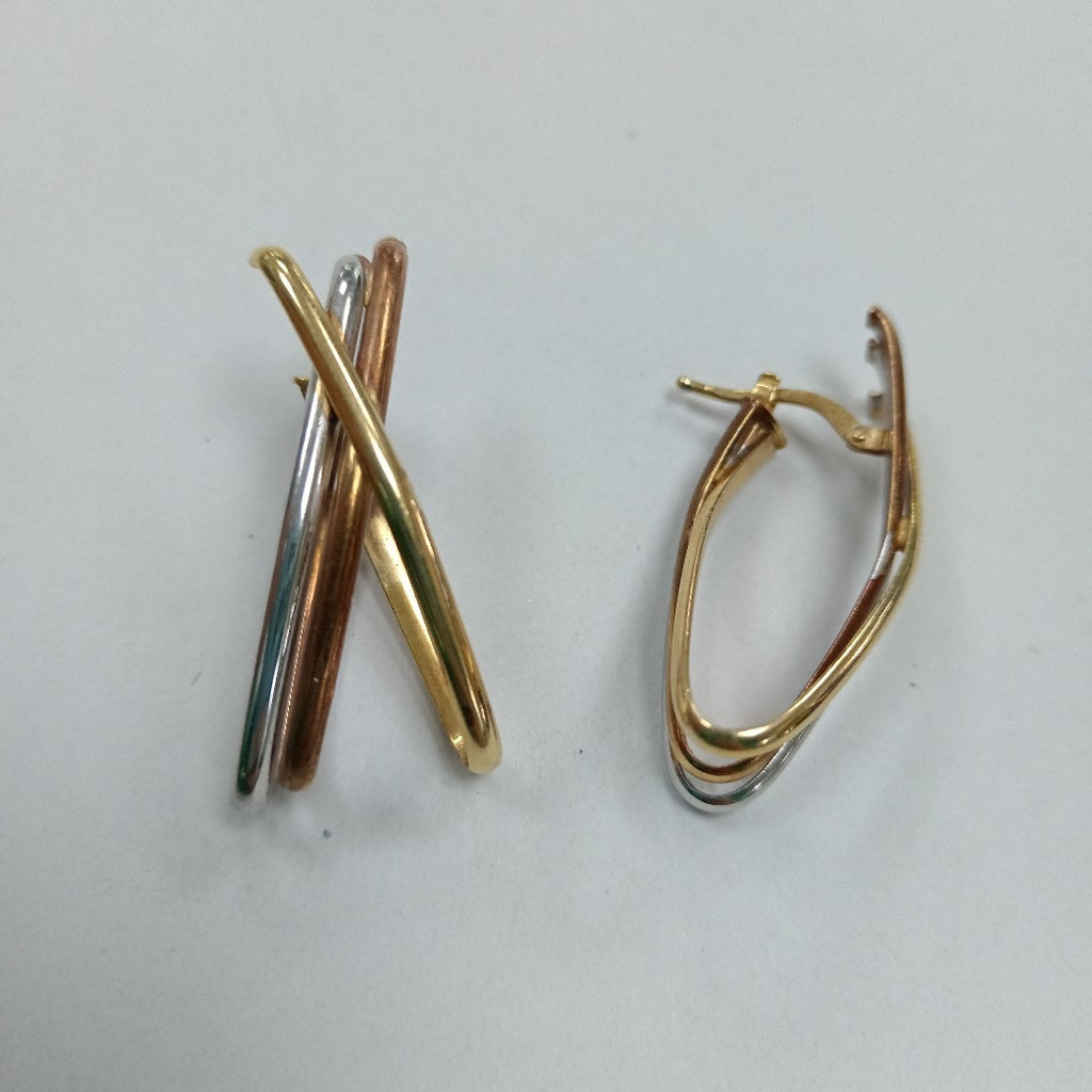 ARRACADAS PAR ORO 14 K 3.7 GRMS (SEMINUEVO)