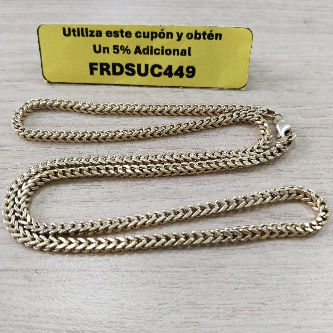 CADENA ORO 10 K 9.9 GRMS (SEMINUEVO)