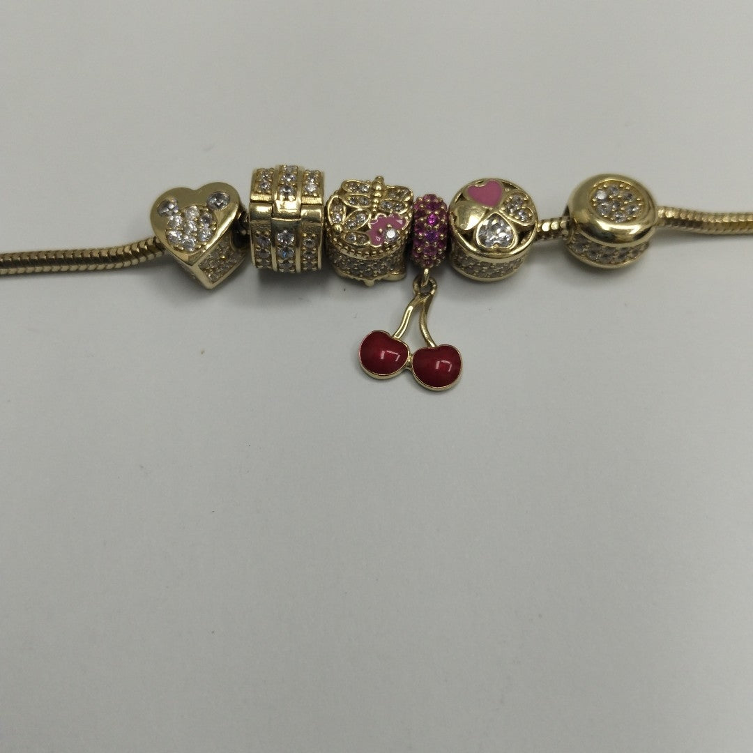 PULSERA CHARM ORO 14K 11.9 (NUEVO)