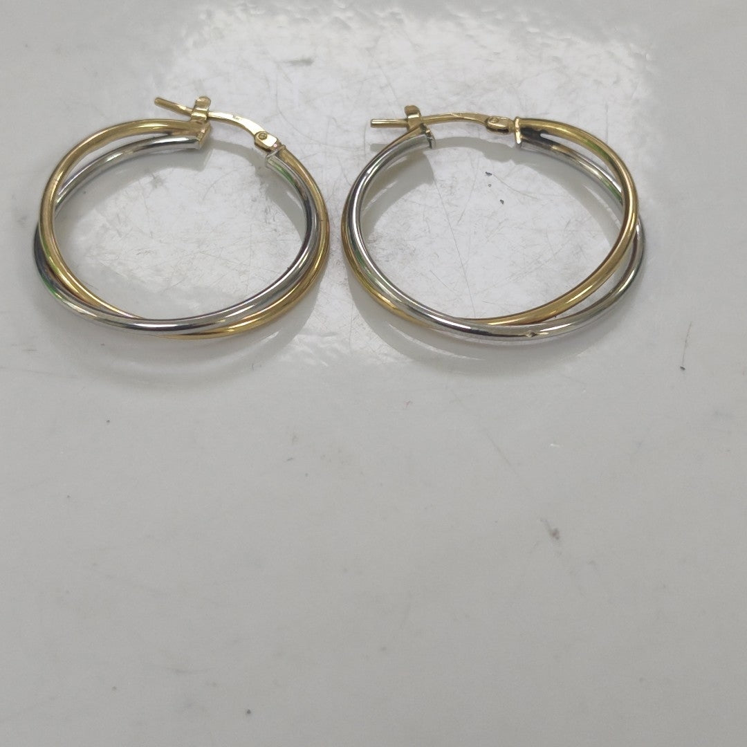 ARRACADAS PAR ORO 10 K 1.9 GRMS (SEMINUEVO)