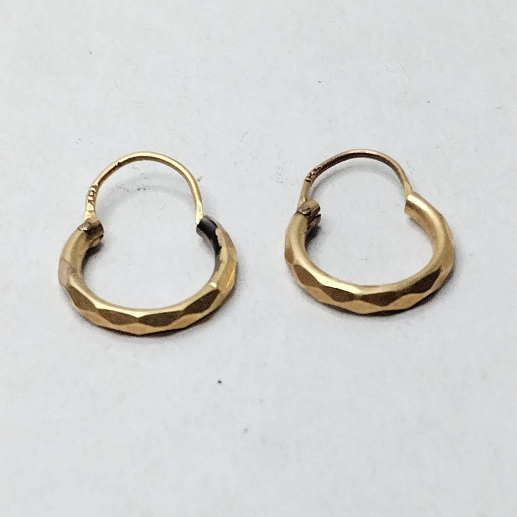 ARRACADAS PAR ORO 18 K 1.3 GRMS (SEMINUEVO)