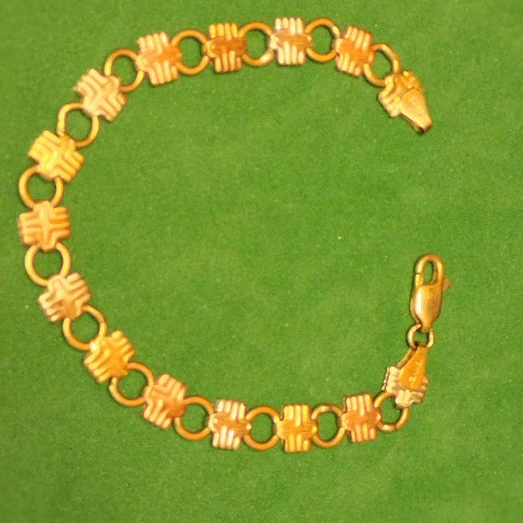 PULSERA ORO COMBINADO 10 K 4,40 GRMS (SEMINUEVO)