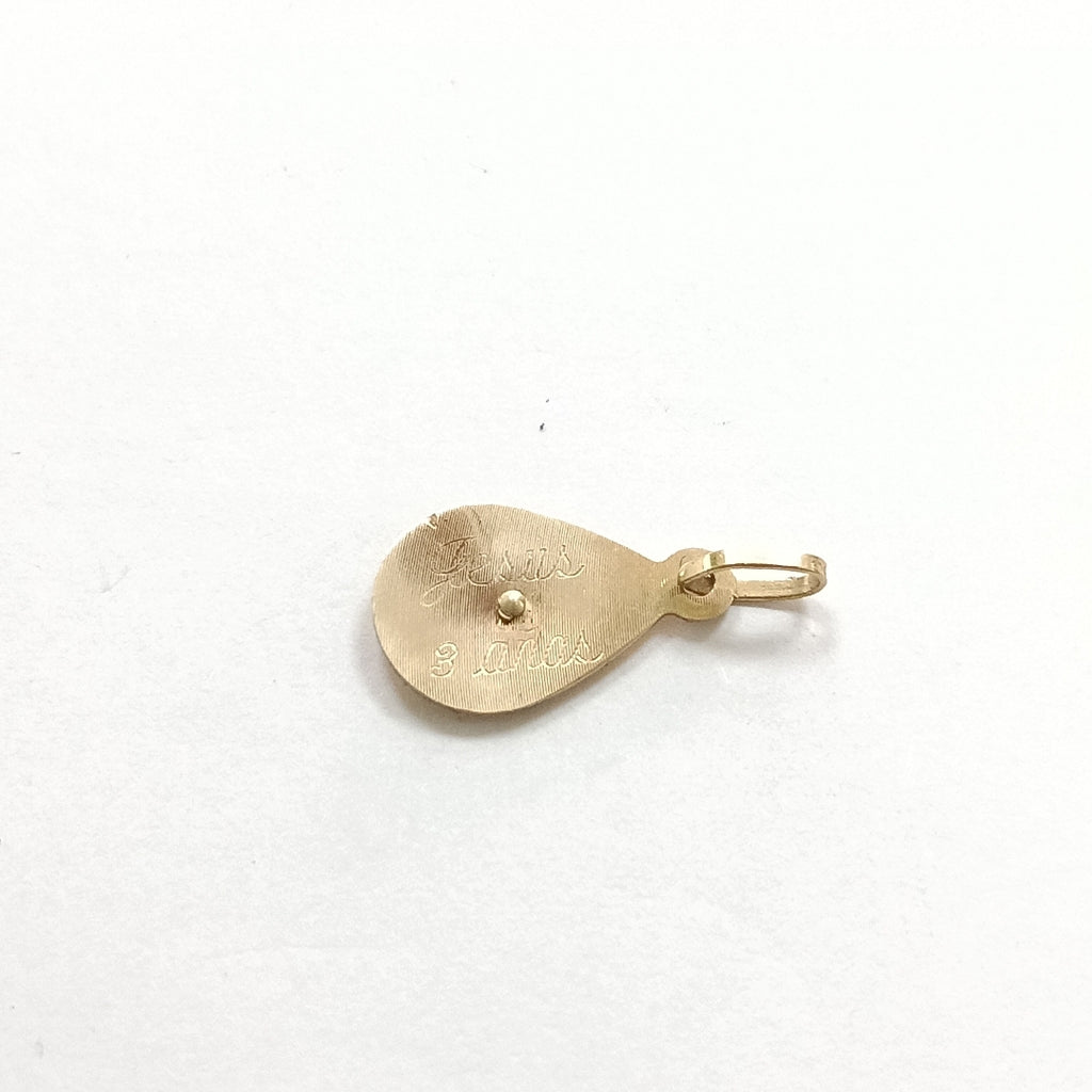 MEDALLA RELIGIOSA ORO 10 K 0,60 GRMS (SEMINUEVO)