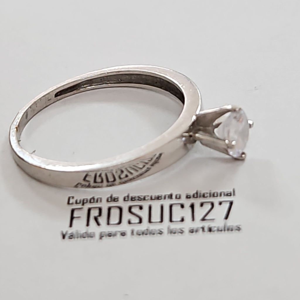 SOLITARIO ORO BLANCO 14 K 2.2 GRMS (SEMINUEVO)