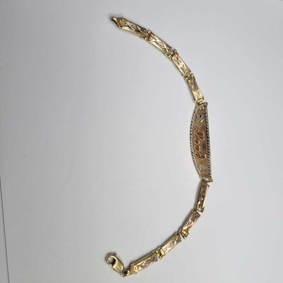 ESCLAVA ORO 14 K 13.7 GRMS (SEMINUEVO)