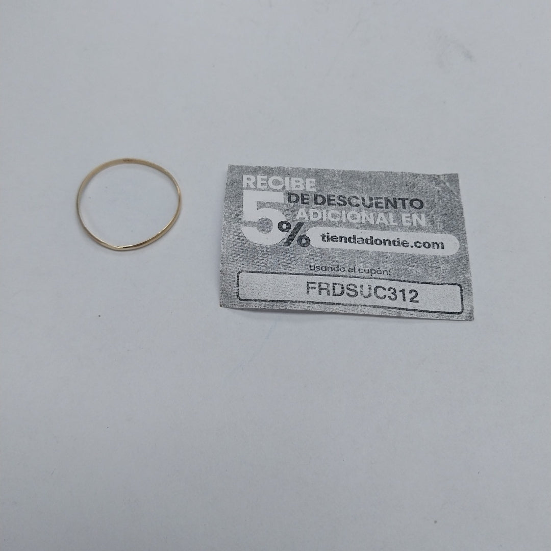 ARGOLLA ORO 14 K 0.7 GRMS (SEMINUEVO)
