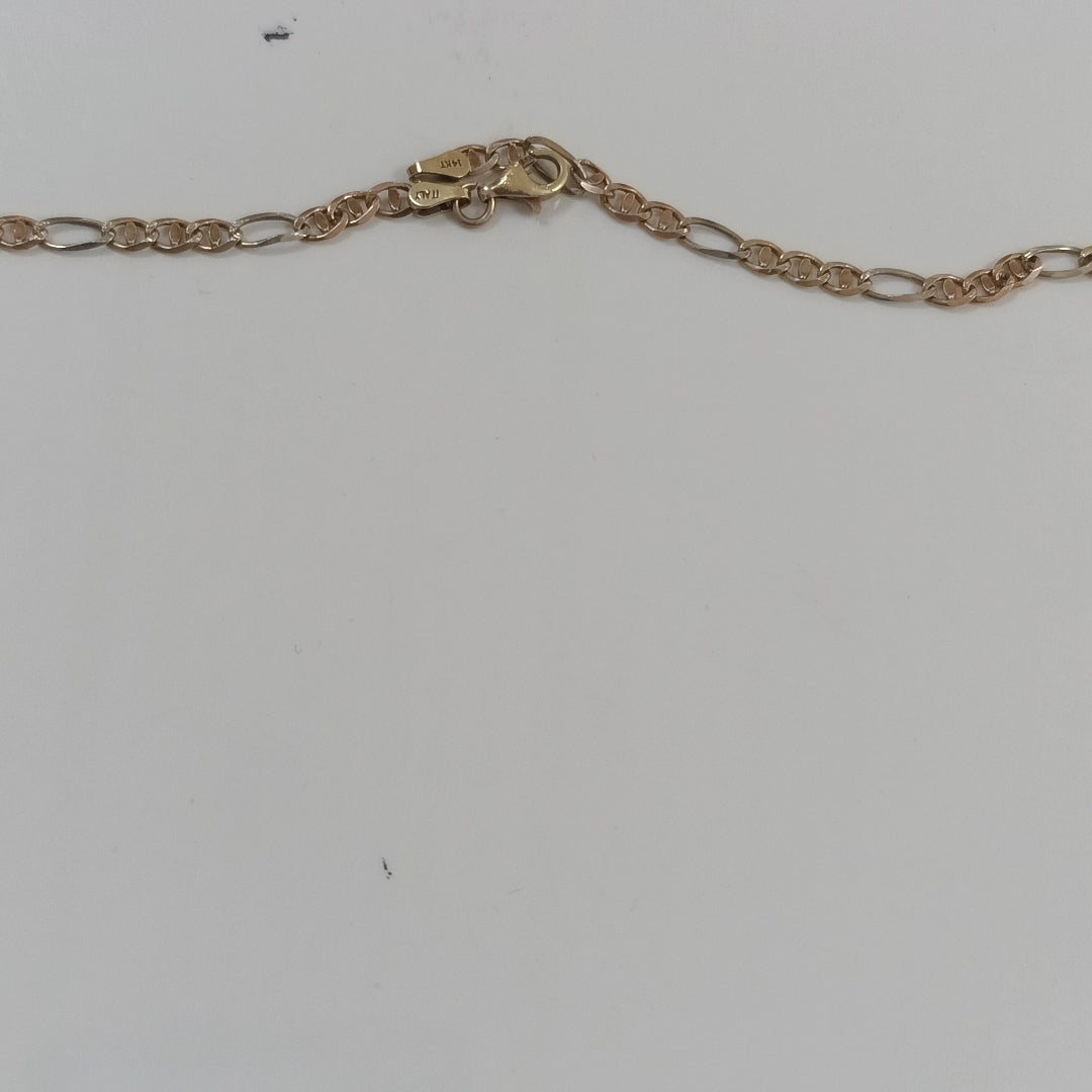 CADENA ORO COMBINADO 10 K 9.2 GRMS (SEMINUEVO)