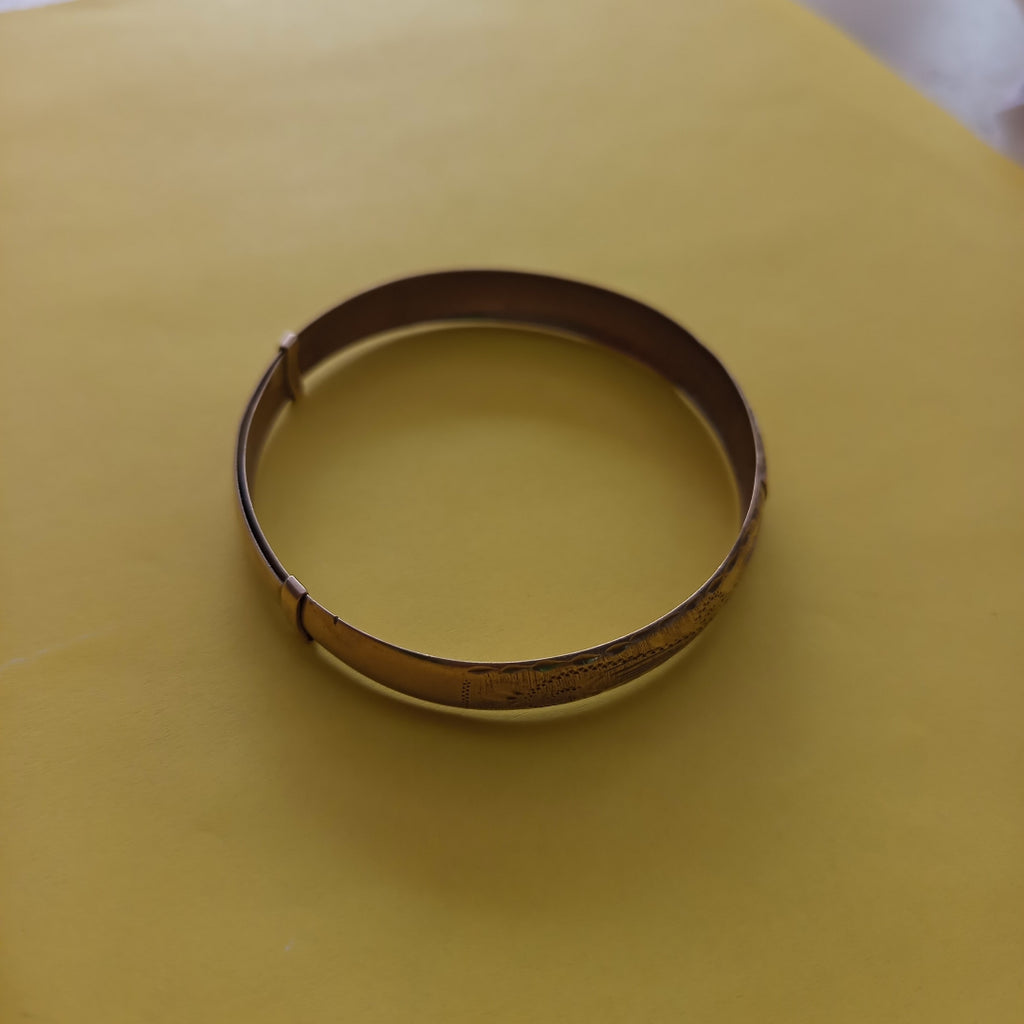 PULSERA RIGIDA ORO 8 K 8,50 GRMS (SEMINUEVO)