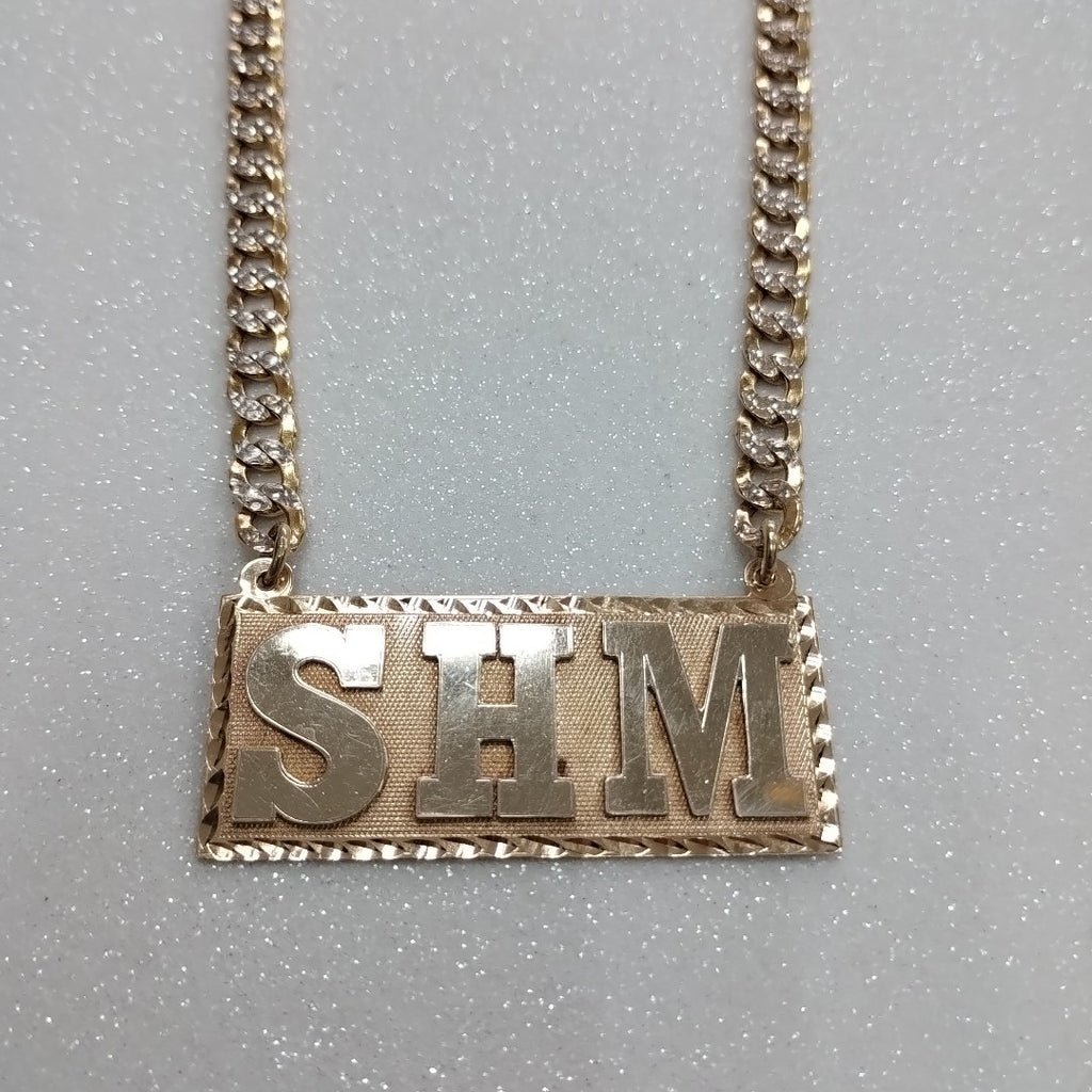 CADENA,DIJE ORO,RODIADO 10 K 20,00 GRMS (SEMINUEVO)