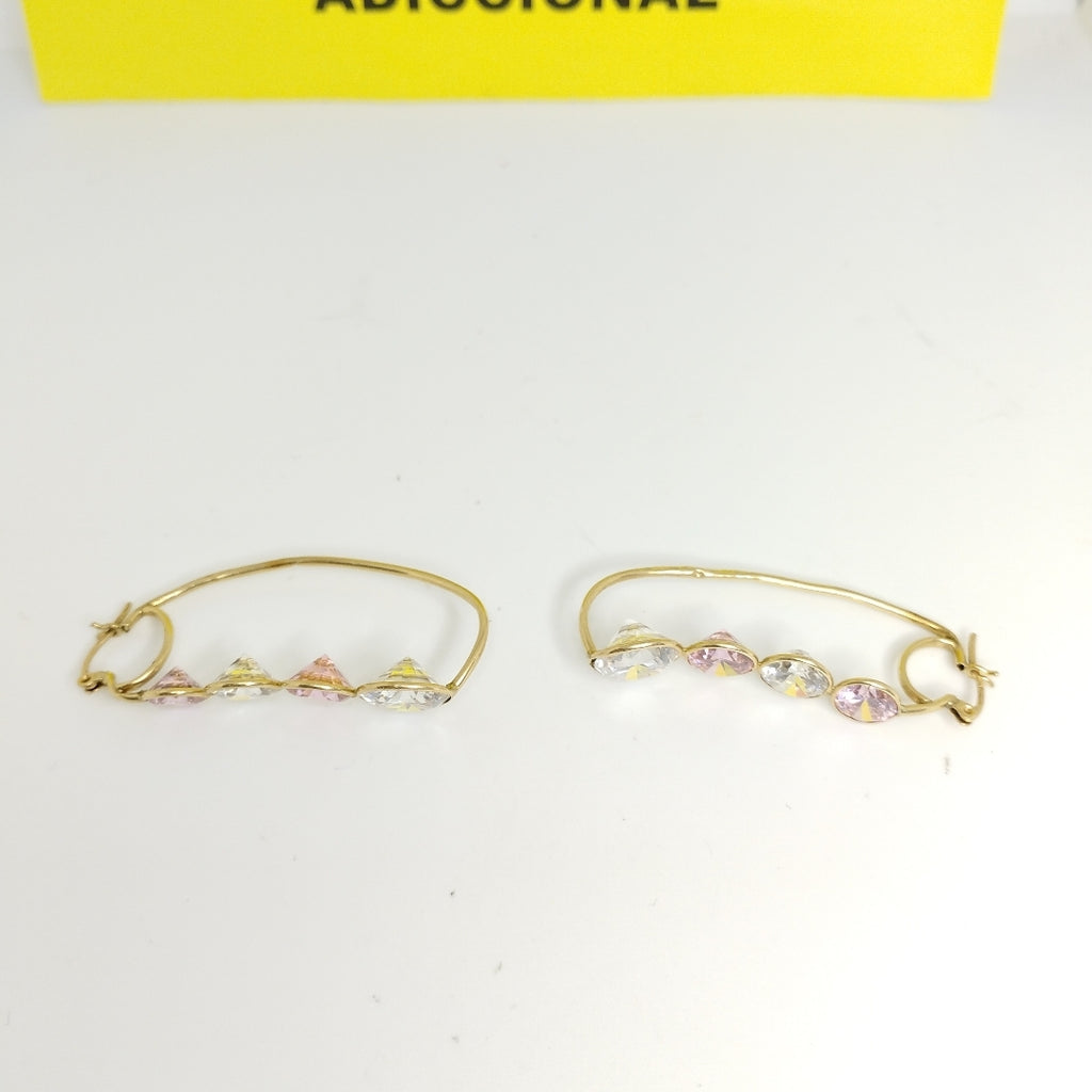 ARETES PAR ORO 14 K 8 GRMS (SEMINUEVO)