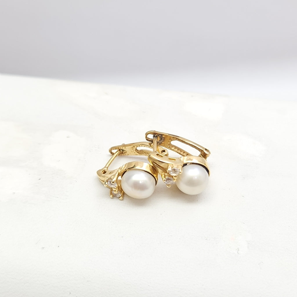 ARETES PAR ORO 14 K 4.2 GRMS (SEMINUEVO)