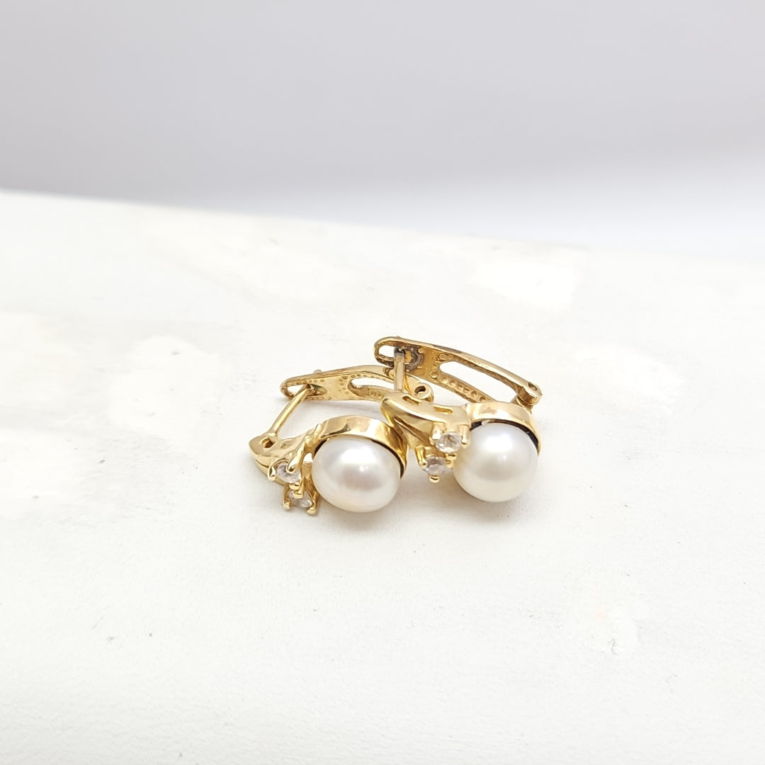 ARETES PAR ORO 14 K 4.2 GRMS (SEMINUEVO)