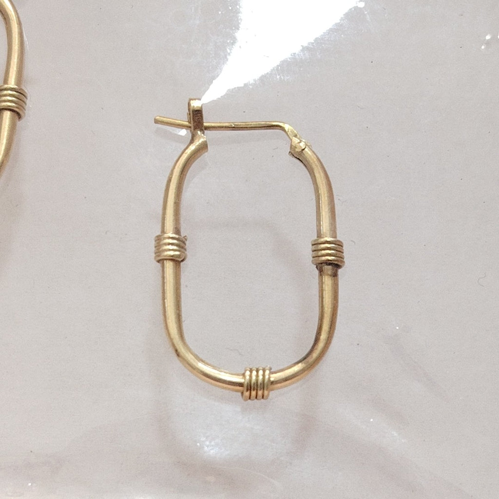 ARETES PAR ORO 14 K 2 GRMS (SEMINUEVO)
