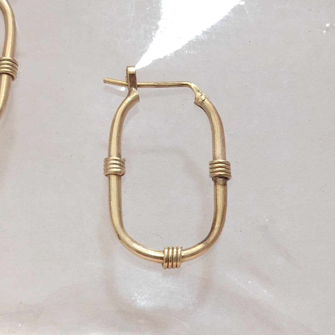 ARETES PAR ORO 14 K 2 GRMS (SEMINUEVO)