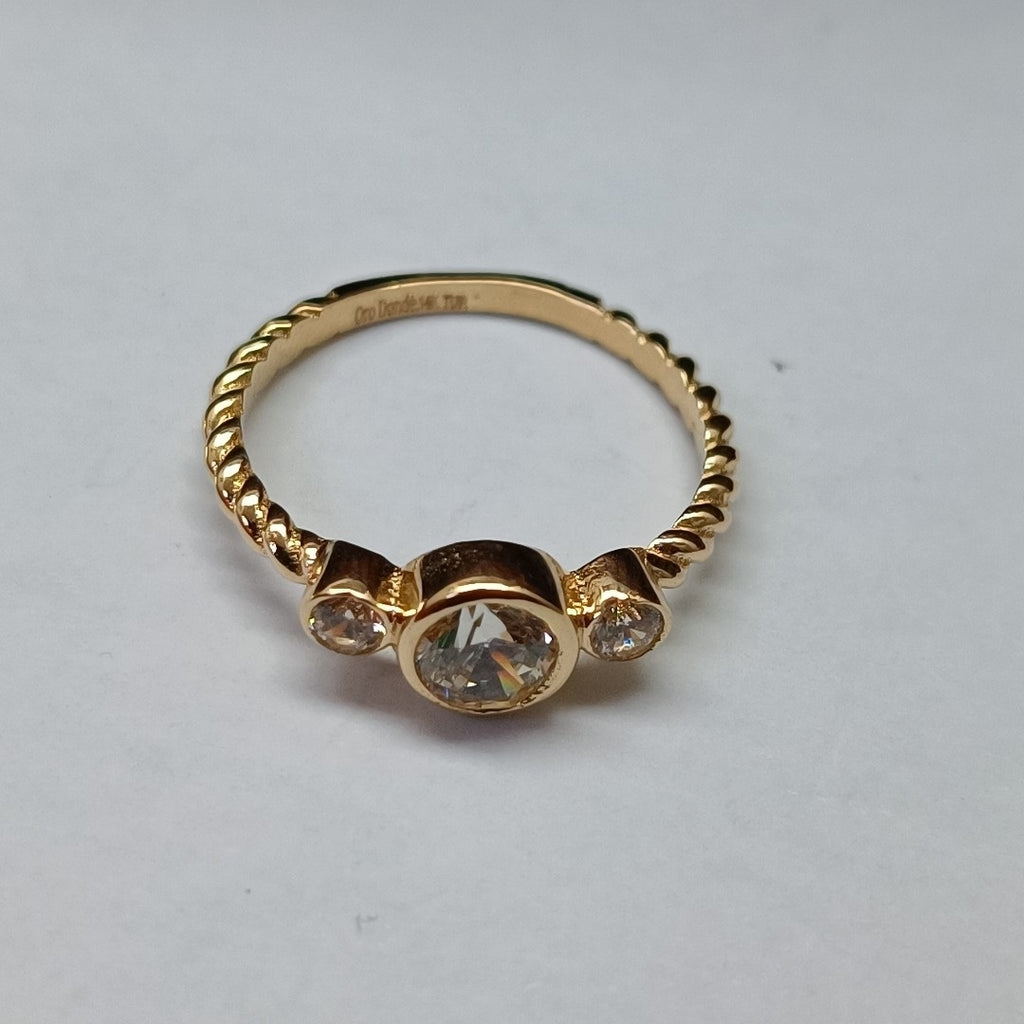 ANILLOS DAMA ORO 14K 2.1 (NUEVO)