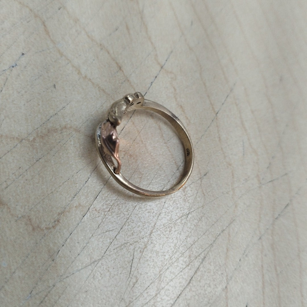 ANILLITO ORO, ORO COMBINADO 10 K 3.8 GRMS (SEMINUEVO)