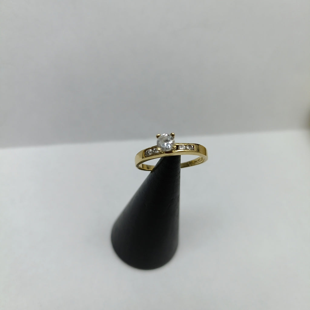 SOLITARIO ORO 14 K 1.9 GRMS (SEMINUEVO)