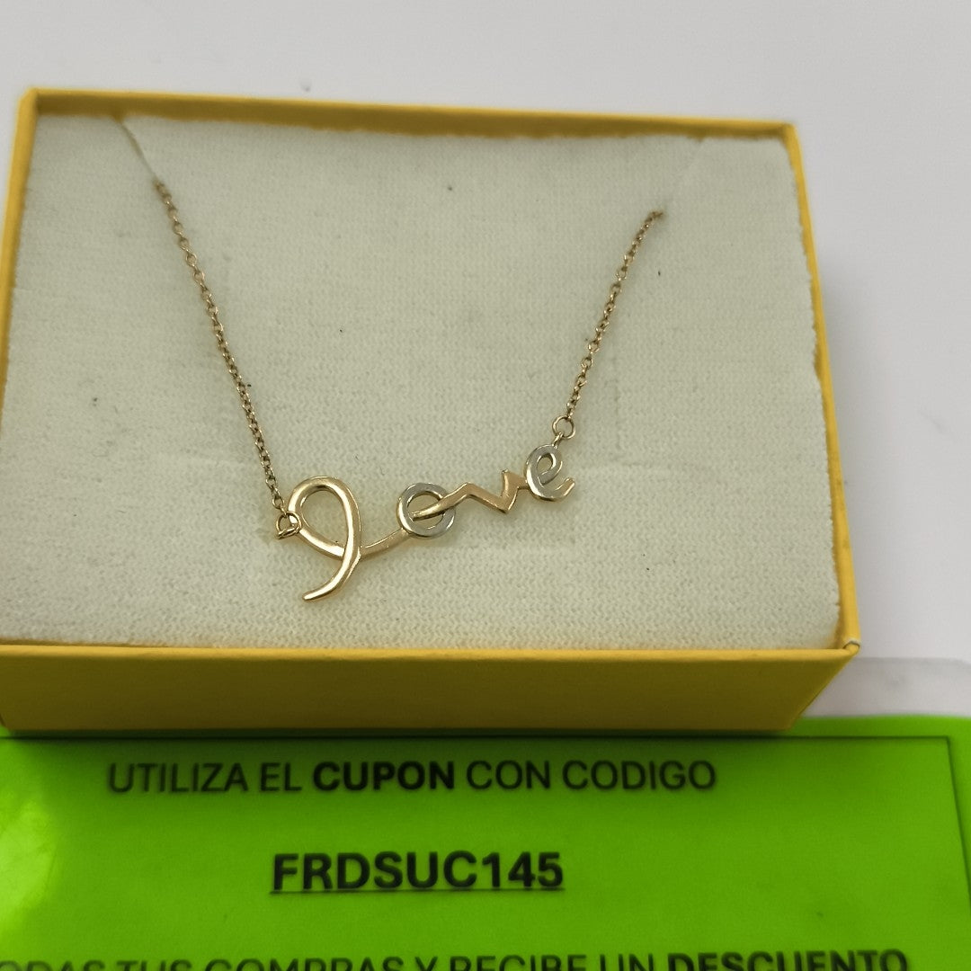 CADENA, DIJE ORO 14 K 2.4 GRMS (SEMINUEVO)