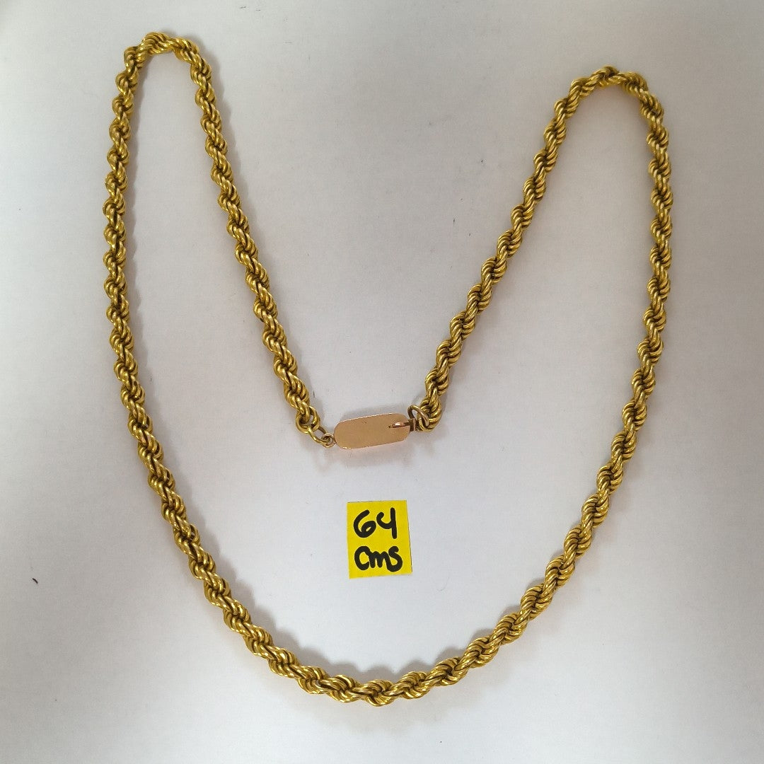 CADENA ORO 10 K 68.9 GRMS (SEMINUEVO)