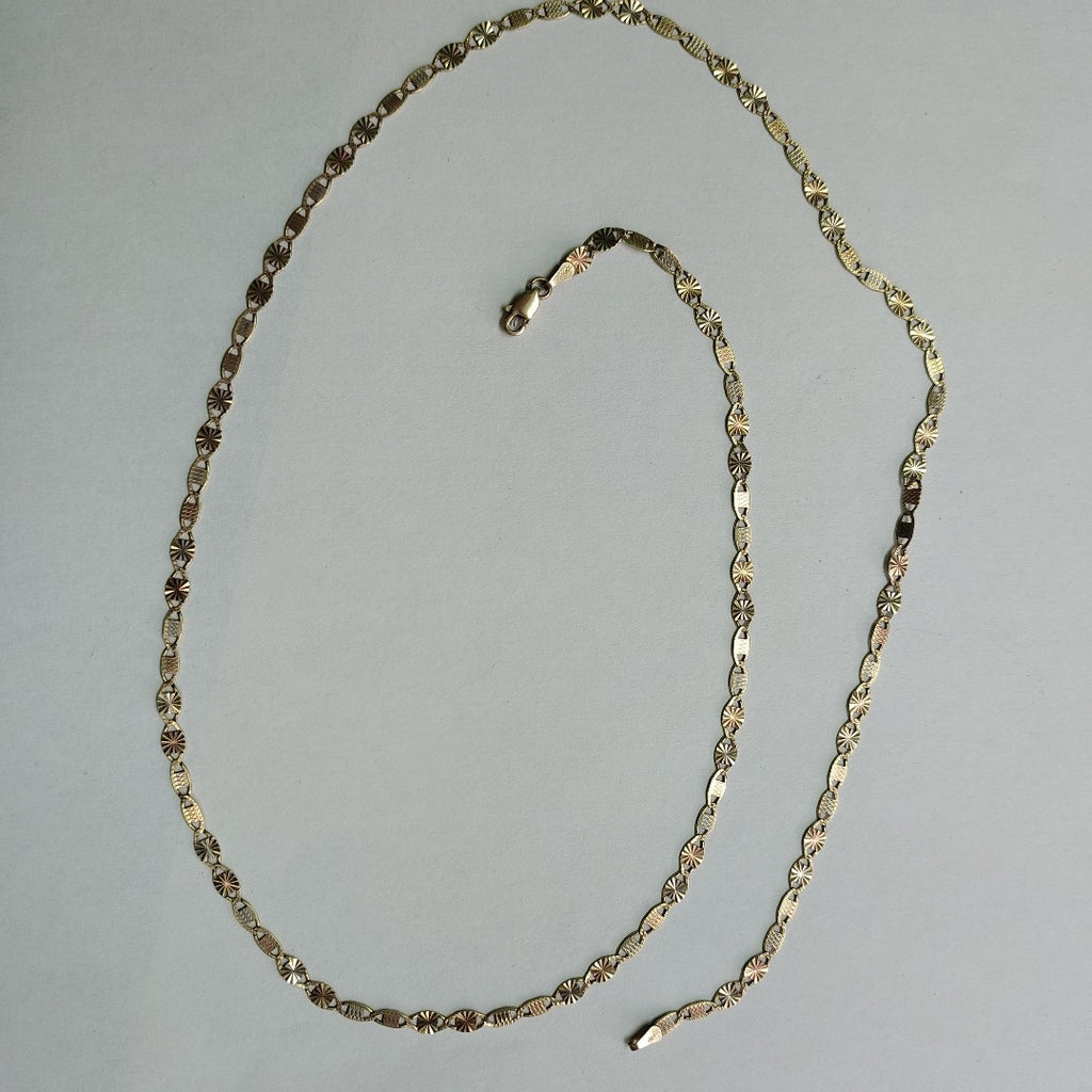 CADENA ORO COMBINADO 14 K 5.8 GRMS (SEMINUEVO)