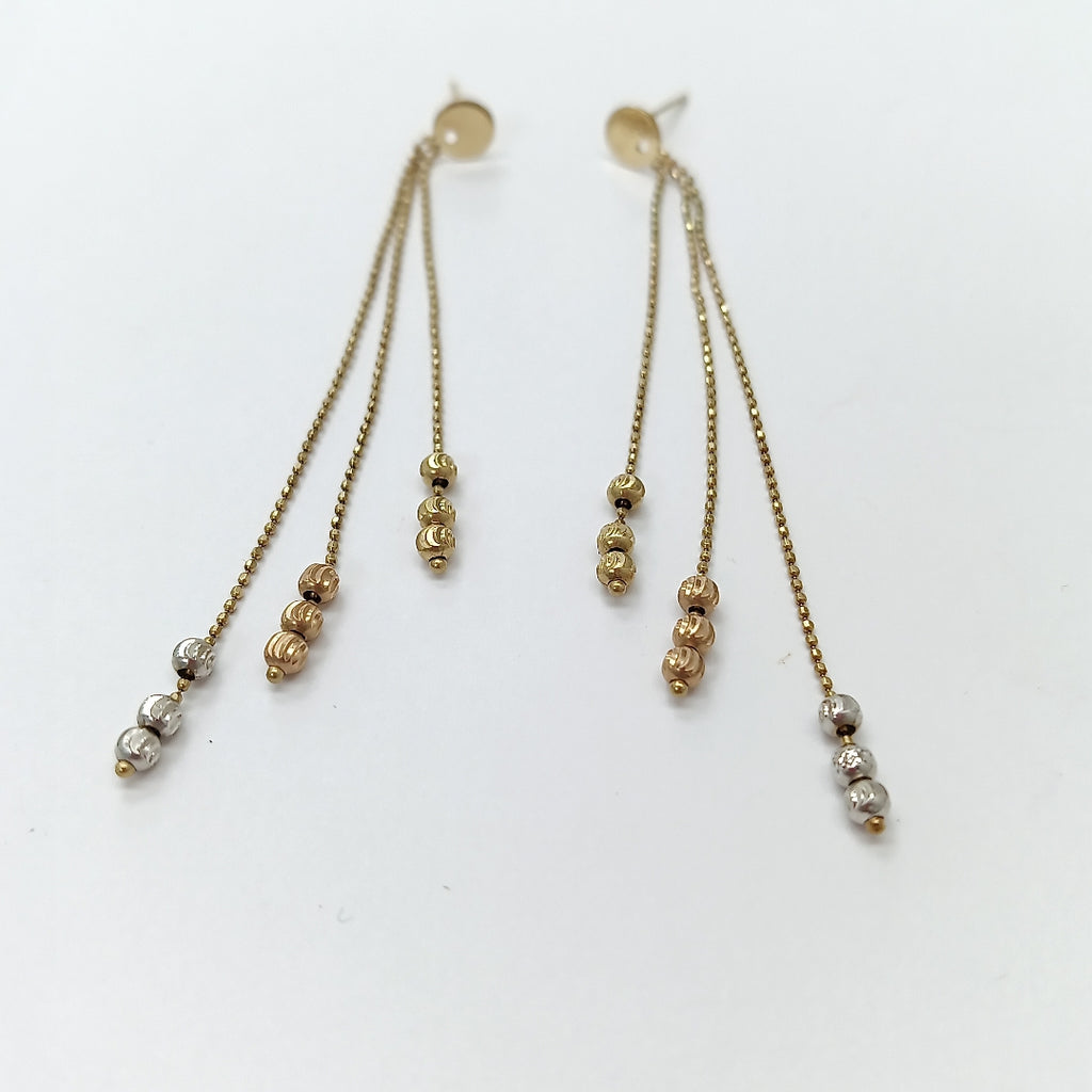 BROQUELES PAR ORO 14 K 2.9 GRMS (SEMINUEVO)