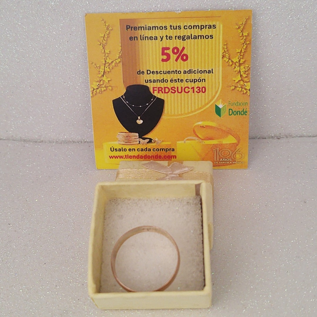 ARGOLLA ORO 10 K 2 GRMS (SEMINUEVO)