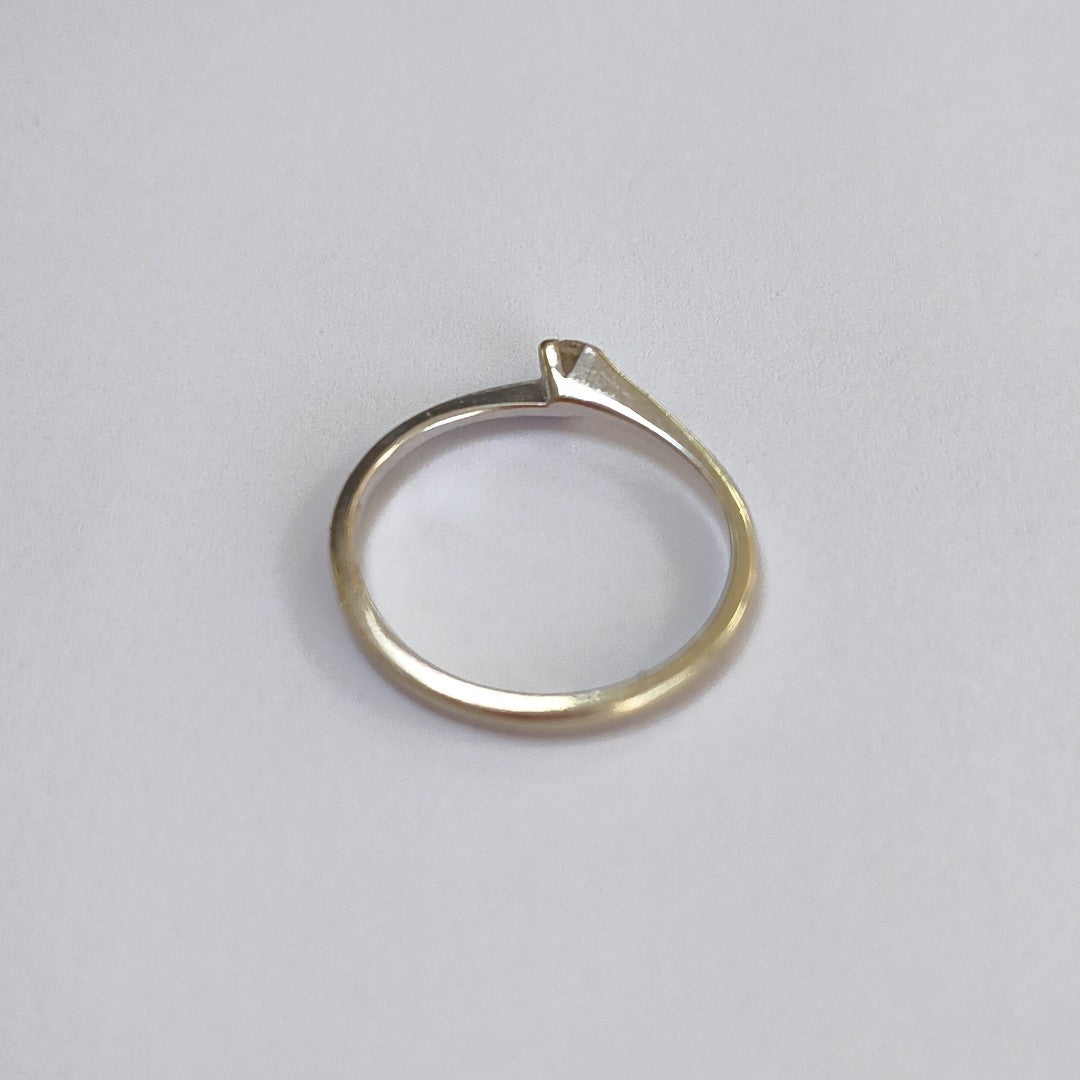 ANILLITO ORO BLANCO 14 K 1.2 GRMS (SEMINUEVO)